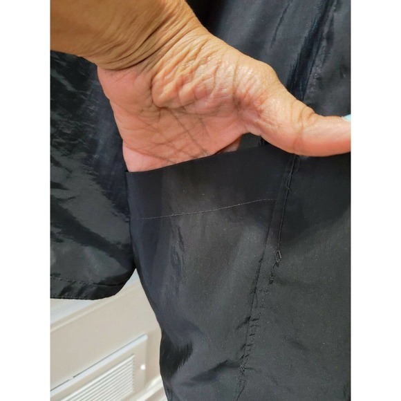 Bag It Women's Black Polyester Long Sleeve Full Zip Front Casual Jacket Size L - Picture 4 of 8